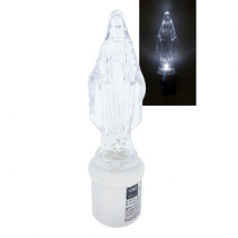 KAHANEC LED PANNA MÁRIA BIELY PLAMEŇ 21 CM
