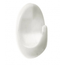 HÁČIK UH OVÁL VEĽKÝ 1KS BIELY