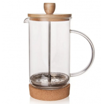 KANVICA BOROSIL. SKLO/BAMBUS FRENCH PRESS CORK 0,75L