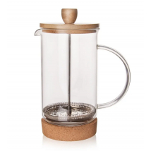 KANVICA BOROSIL. SKLO/BAMBUS FRENCH PRESS CORK 0,4L