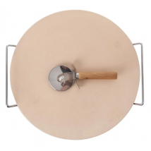 KAMEŇ NA PEČENIE KAMENINA/DROT + KRÁJAČ 33CM