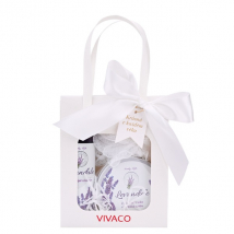 KAZETA BODY TIP LEVANDUĽA PREMIUM SPRCHOVÝ GÉL A ŠAMPÓN 250ML  + KRÉM NA TVÁR A TELO 250ML + MASÁŽNA HUBKA