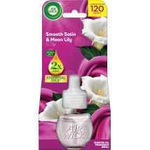Air Wick náplň do elektrického osviežovača Jemný satén a mesačná ľalia, 19 ml