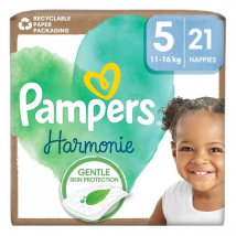 Pampers Harmonie veľkosť 5 (11-16 kg), 21 ks