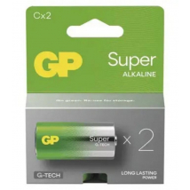 GP Super Alkaline C LR14 alkalická batéria, 2 ks