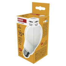 Emos LED žiarovka Basic A60, E27, 11 W (75 W), neutrálna biela