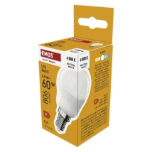 Emos LED žiarovka Basic malá banka, E14, 8,8 W (60 W), neutrálna biela