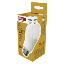Emos LED žiarovka Basic A60, E27, 15,3 W (100 W), neutrálna biela