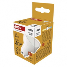 Emos LED žiarovka Basic MR16 GU10, 5,2 W (40 W), neutrálna biela
