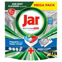 Jar Platinum Plus All in One Fresh Herbal Breeze tablety do umývačky riadu, 102 ks