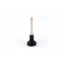 Zvon na WC gumový s drevenou násadou, 168 mm, 1 ks