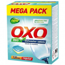 OXO Eco Tablety do umývačky riadu Regular, 120 ks