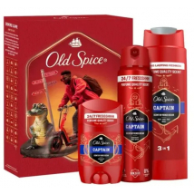 KAZETA OLD SPICE CAPTAIN SG + STICK + DEO X25