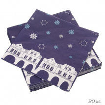SERVITKY DOMKY 20KS 33X33CM