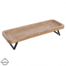 TACKA DREVO/KOV MANGO 46X16CM