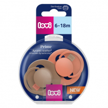 CANPOL LOVI CUMLÍK SILIKÓNOVÝ DYNAMICKÝ GRANOLA ORANGE 6-18M 2KS 