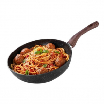 MagicHome Panvica wok Black Marble Line, 28 cm