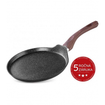 MagicHome Panvica na palacinky Black Marble Line, 25 cm