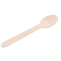 MagicHome Woodline ECO Drevené lyžice príborové, 16 cm, 10 ks