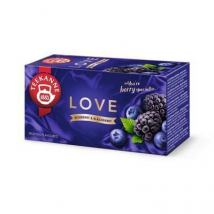 Teekanne Love Blueberry & Blackberry, ovocno-bylinný čaj, 20 x 2,25 g