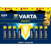 Varta Energy Alkaline AAA batérie, 8 ks