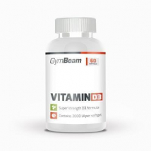 GymBeam Vitamín D3 2000 IU, 60 kapsúl