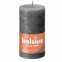BOLSIUS RUSTIC SVIEČKA 130/68 ČIERNA HMLA