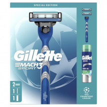 Gillette Mach3 Sport darčeková kazeta (holiaci strojček + gél na holenie 200 ml)