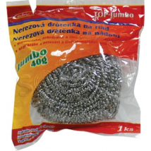 Cedric TOP Jumbo nerezová drôtenka na riad, 40 g, 1 ks