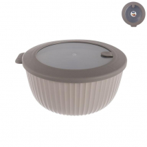 Orion Miska s vekom Dora, priemer 16,5 cm, svetlohnedá