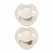 Lovi Prime Dynamický silikónový cumlík 18+ m, Coconut/Ivory, 2 ks