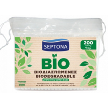 Septona Bio vatové tyčinky rozložiteľné, 200 ks