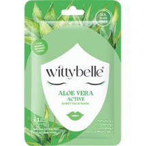 Wittybelle Aloe Vera Active plátenná pleťová maska, 25 g
