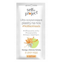 Selfie Project Ultra čistiace náplasti na nos proti čiernym bodkám, 4 ks