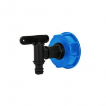 Plastový výpustný ventil pre IBC kontajner s redukciou, S60x6 / GZ 2" x 3/4"
