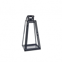 LAMPAS KOV CIERNY VELKY 18X18X49CM