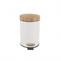 KOS NA ODPAD KOV/NEREZ PEDAL BAMBUS VEKO 3L