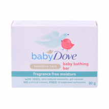 Baby Dove Sensitive Moisture tuhé detské mydlo bez parfumu, 90 g