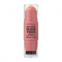Rimmel Multi-Tasker Blush'N'Brush lícenka v tyčinke so štetcom 100 Cotton Candy, 8 g