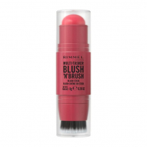 Rimmel Multi-Tasker Blush'N'Brush lícenka v tyčinke so štetcom 150 Cherry On Point, 8 g