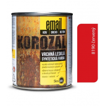 KOROZAL EMAIL 8190 ČERVENÝ 0,75 KG