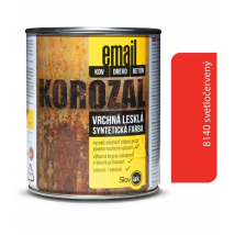 KOROZAL EMAIL 8140 SVETLOČERVENÝ 0,75 KG