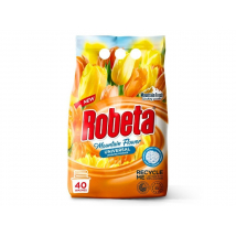 Robeta Universal Mountain Flower prací prášok, 3 kg (40 praní)