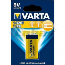 Varta Longlife 9V alkalická batéria, 1 ks