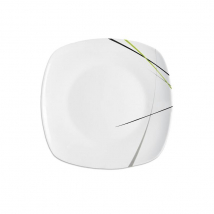 Orion Tanier porcelánový dezertný Green, 18,5 x 18,5 cm
