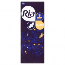 Ria Classic Night hygienické vložky, 9 ks