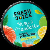 Fresh Juice Cukrový telový peeling Yuzu & Mandarin, 200 ml
