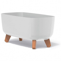 Kvetináč Gracia Case, biely, 39 cm