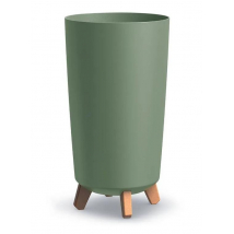 Kvetináč Gracia Tubus Slim, 24 × 44 cm, olivovo zelený