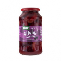 ADY Slivkový kompót odkôstkovaný, 720 ml (660 g / PP 400 g)